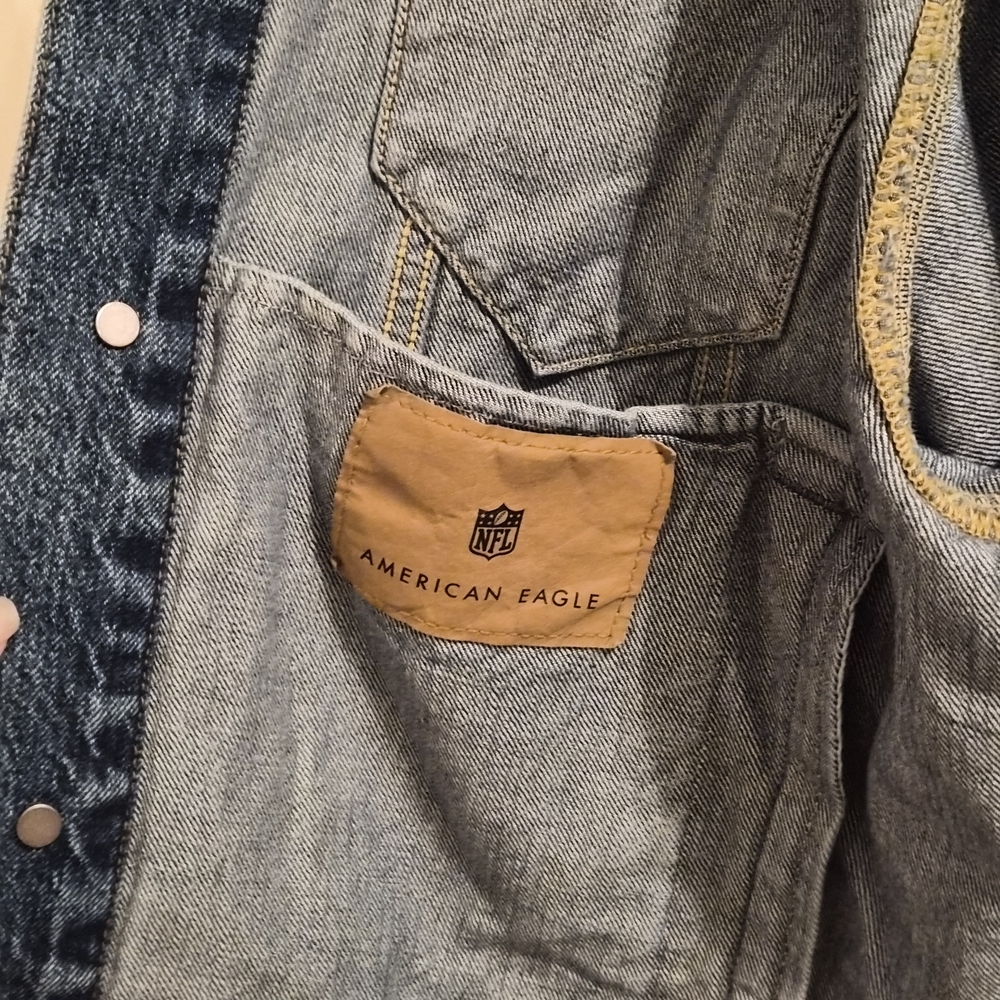 American Eagle Outfitters Denim NFL San Fransico 49er's Jacket - Picture 12 of 13